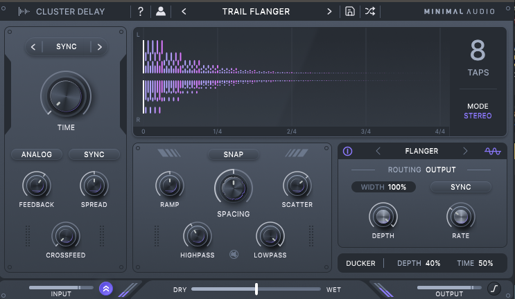 Minimal Audio Cluster Delay